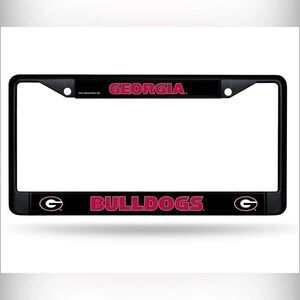 Rico Georgia Bulldogs License Plate Frame Metal Frame 6x12.25